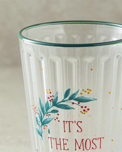 Christmas Fir Чаша Стъкло 420 мл Зелен