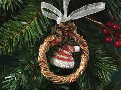 Christmas Hat Аксесоар Със Закачалka Кафяво, 0