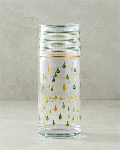 Christmas Pine Кана Настолна Стъкло 700 мл Златен