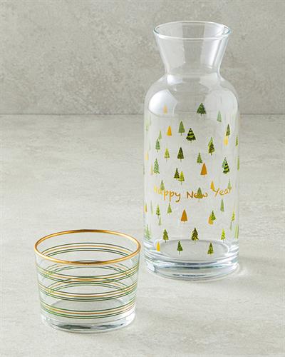 Christmas Pine Кана Настолна Стъкло 700 мл Златен