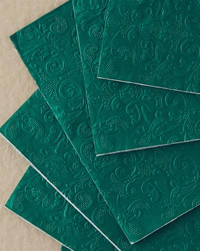 Christmas Straight Хартиени Салфетки 20 бр. Хартия 33x33 см Зелен