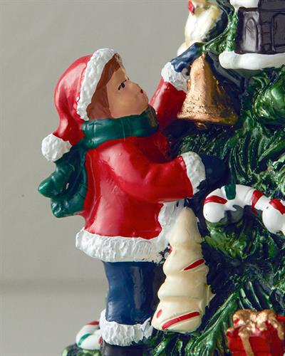 Christmas Tree Музикална Кутия 12x12x16 см Червен