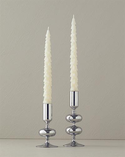 Christmas Tree Свещ 2 бр. 26,4x5,7x3,5 см Екрю