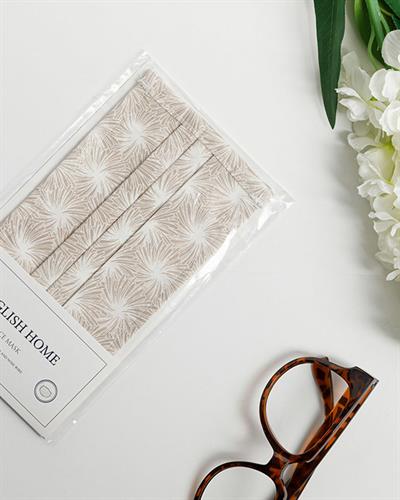 Chrysant Маска Памук 9,5x18 см Тъмно каменно сив