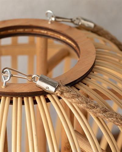 Ciara Lantern 14x26x31 cm Brown