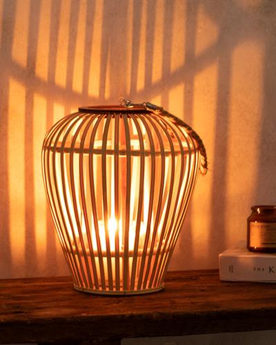 Ciara Lantern 14x26x31 cm Brown