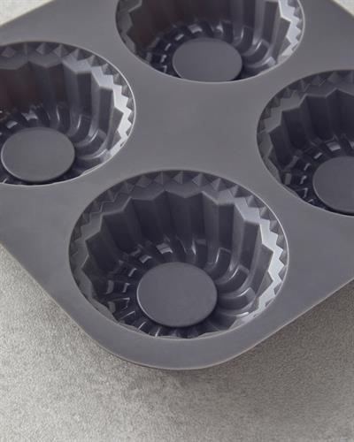 Ciara Форма За Кекс Airfryer Силикон 25x17 см Сив