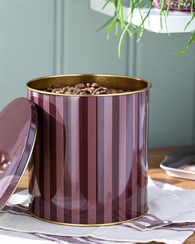 Cipso Rose Кутия За Съхранение Метал 14x15 см Бордо