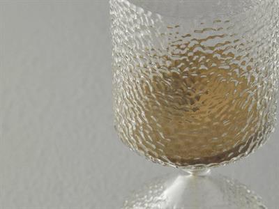 Cipso Rose Пясъчен Часовник 30 мин. Стъкло 7,5x7,5x19,5 см Златен