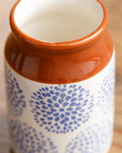 Cipso Rose Ваза 8x8x12,7 см Син