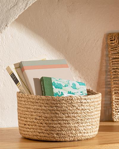 Circle Кошница Ракита, Бежово, 20 X 20 X 10 Cm