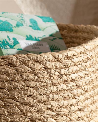 Circle Кошница Ракита, Бежово, 25 X 25 X 10 Cm