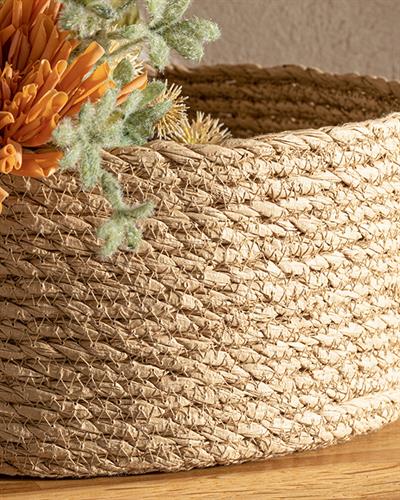 Circle Кошница Ракита, Бежово, 30X30X12 Cm