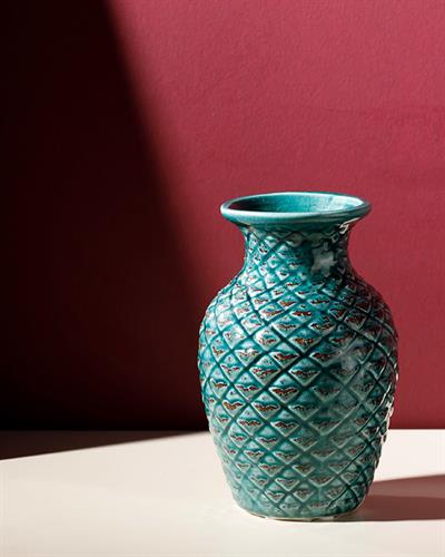 Cıtıes Ваза Каменна керамика 8x 8x 12,3 см Зелен