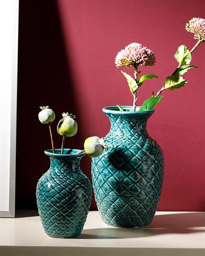 Cıtıes Ваза Каменна керамика 8x 8x 12,3 см Зелен