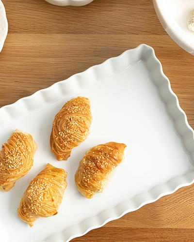 Classy Съд За Фурна Порцелан 31 см Бял