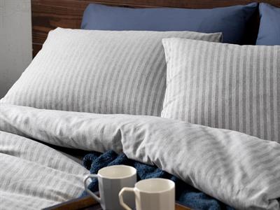 Classy СПАЛНО БЕЛЬО КОМПЛЕ Двоен Melange Twill 200x220 cm Gray