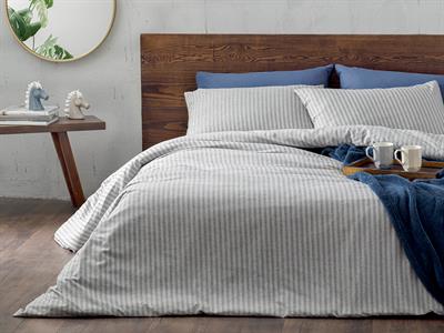 Classy СПАЛНО БЕЛЬО КОМПЛЕ Двоен Melange Twill 200x220 cm Gray