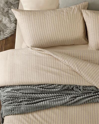 Classy Спално Бельо Компле Единичен Размер, Rattan, Златно Бежово, 160 X 220 Cm