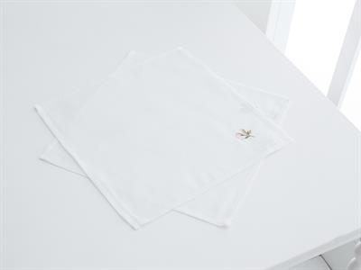 Claudia Салфетка за Гости 2 комплекта Бродирани 40x40 cm