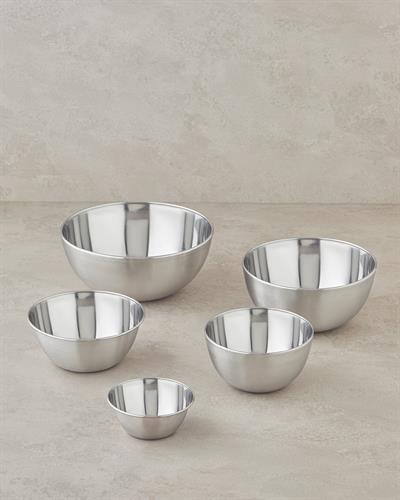 Clave Stainless Steel Bowl 23 cm Silver