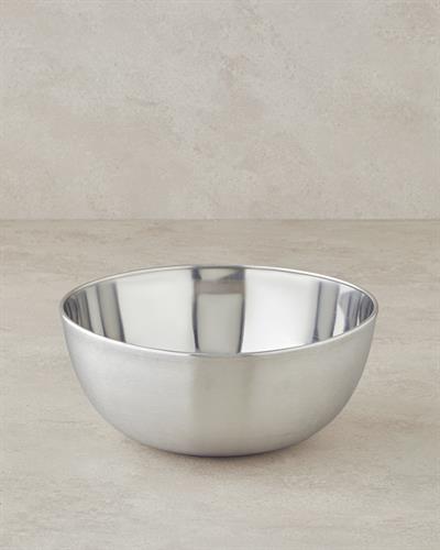 Clave Stainless Steel Bowl 23 cm Silver