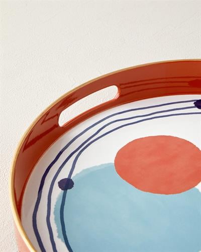 Coachella Universe Тепсия Полипропилен 33 см Теракота