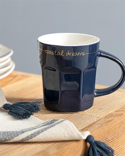 Coastal Чаша Керамика, Тъмно Синьо, 280 Ml