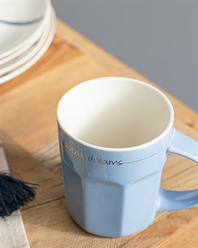 Coastal Чаша Керамика, Светло Синьо, 280 Ml