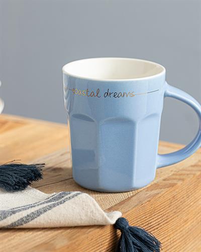 Coastal Чаша Керамика, Светло Синьо, 280 Ml