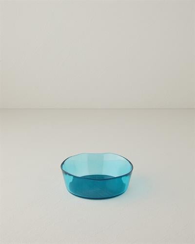 Coastal Charm Купа Стъкло 16 см Светлосин