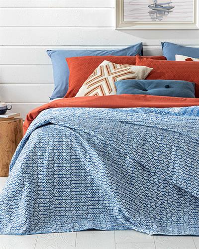 Coastal Patch Многофункционално По Двоен Размер, Синьо, 200 X 220 Cm