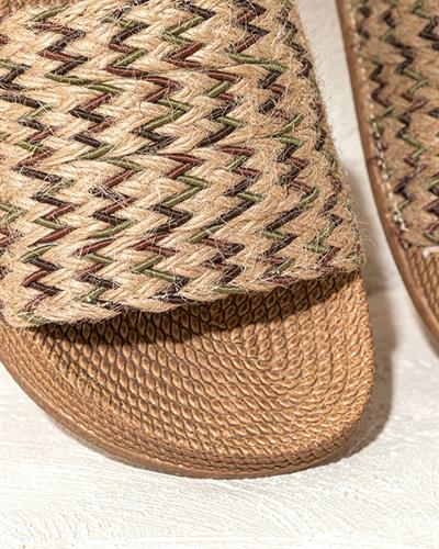 Coastal Rope Women Sandals 36 Khaki