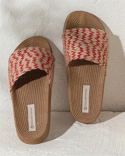 Coastal Rope Women Sandals 37 Red