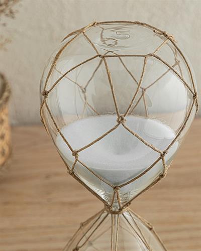 Coastal Rope Пясъчен Часовник 8,5x8,5x19,7 см Прозрачен