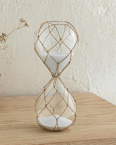 Coastal Rope Пясъчен Часовник 8,5x8,5x19,7 см Прозрачен