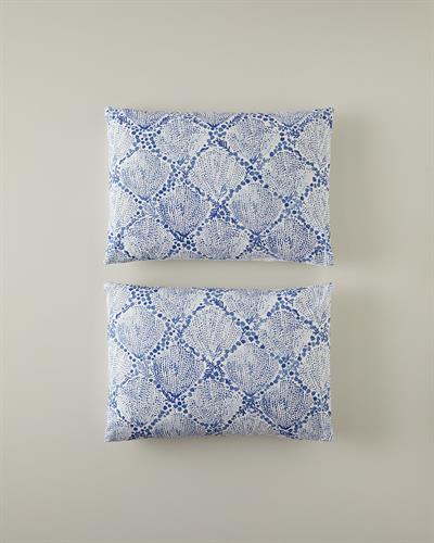 Cotton 2 pcs Pillow Case 50x70 cm Blue