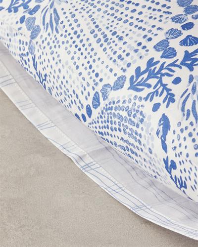 Cotton 2 pcs Pillow Case 50x70 cm Blue