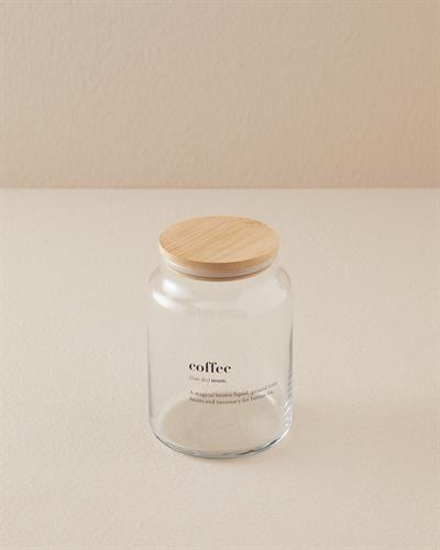 Coffee Буркан Стъкло 890 мл Прозрачен