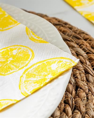 Colette Хартийни Салфетки 20 Бр., Хартия, Бяло, 33 X 33 Cm