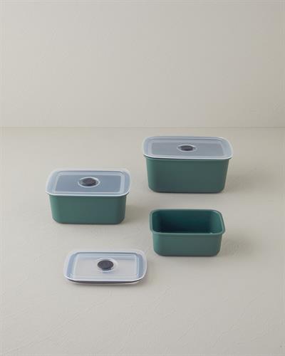 Colina Кутия За Съхранение 3 части Пластмаса 450 x 950 x 1800 мл Зелен