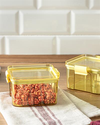 Colorato Съд За Съхранение 2 бр. Акрил 450 мл Жълт