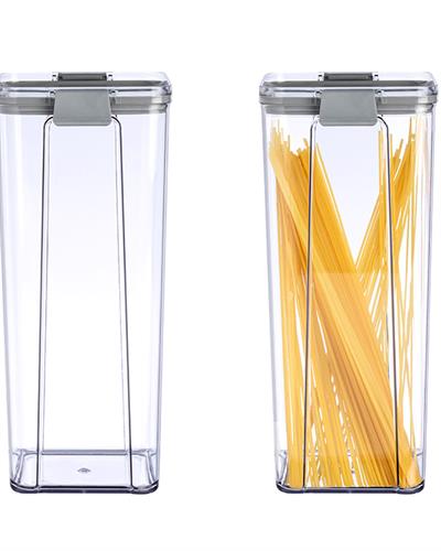 Colorato Съд За Съхранение 2 бр. Акрил 1800 мл Антрацит