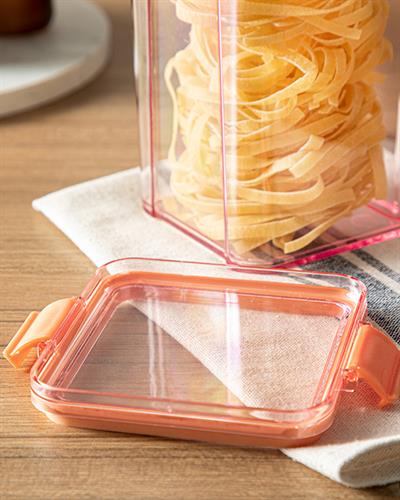 Colorato Съд За Съхранение 2 бр. Акрил 1800 мл Оранжев