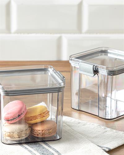 Colorato Съд За Съхранение 2 бр. Акрил 700 мл Антрацит