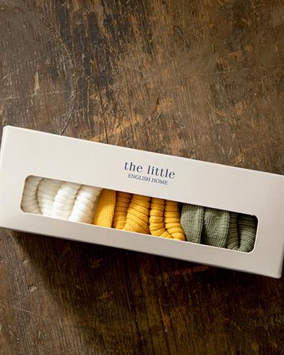 Colorful Бебешки Чорапи Каки-Горчица-Екрю, 6-12 Месеца