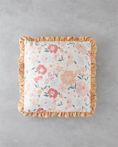 Colorful Flowers Калъфка Декоративн Възглавница 45x45 см Горчица