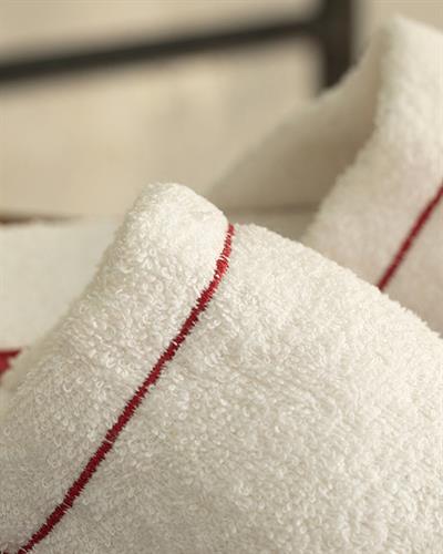 Colourful Чехли За Баня С кант Памук 36-40 Тъмнорозов