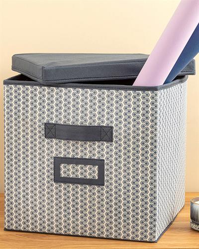 Comb Кутия За Съхранение 30x30x30 см Морскосин