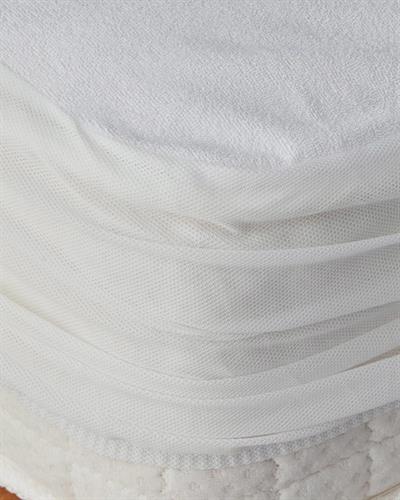 Comfort Протектор За Матрак Устойчив на влага единичен Памучен 100x200 + 30 см Бял